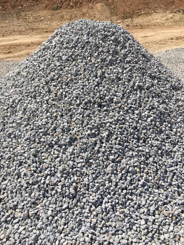 Finished aggregate produced by Leimeng 600 TPH crushing plant in Thailand