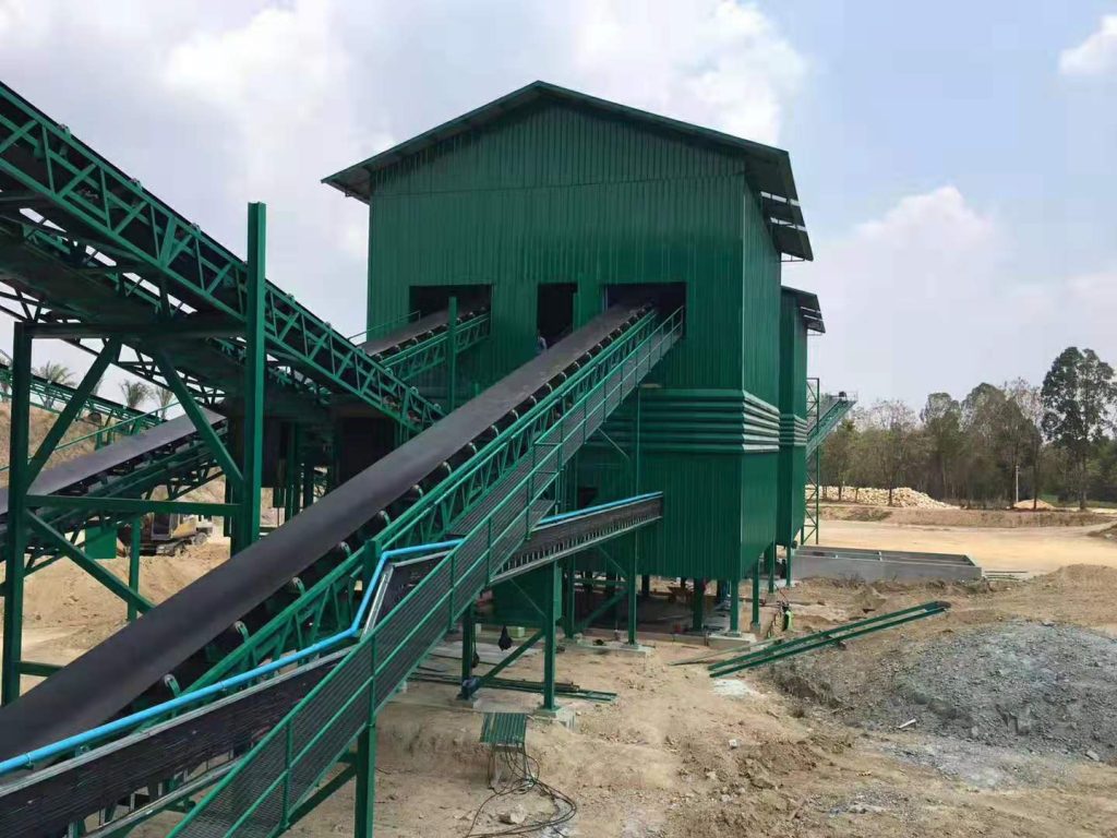 Leimeng 600 TPH crushing plant project in Thailand for infrastructure aggregate production
