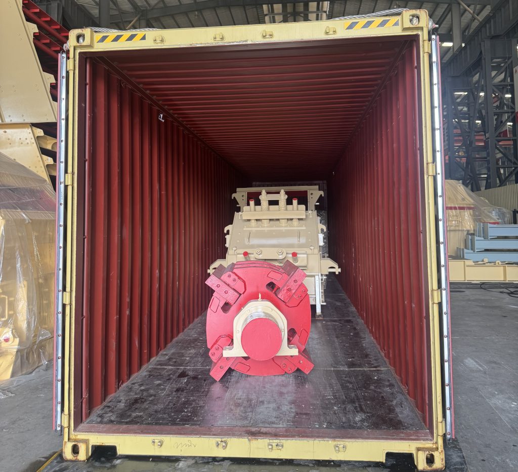 Leimeng PFG impact crusher components loaded for Algeria aggregate production project