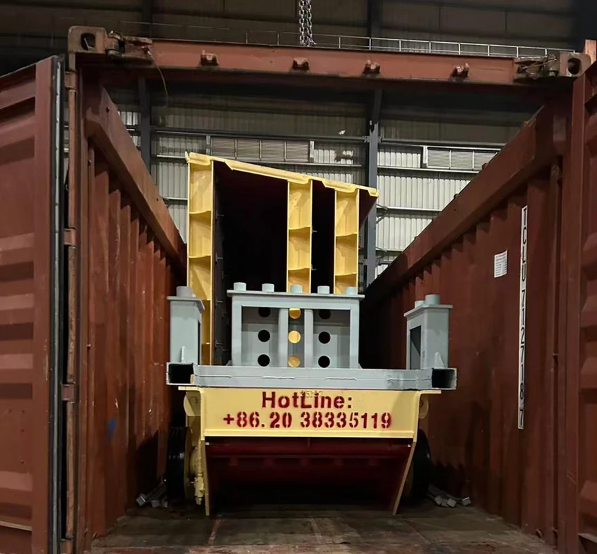 Leimeng vibrating feeder loaded in container for Southeast Asia project