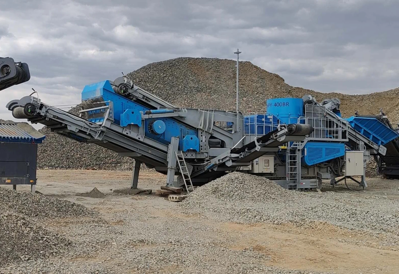 Crawler Cone Crusher for European Aggregate Projects
