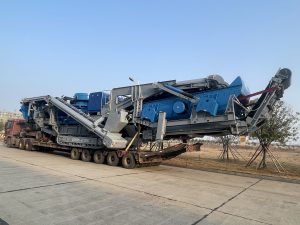 Leimeng LDHPY-400BR crawler cone crusher ready for delivery to Europe
